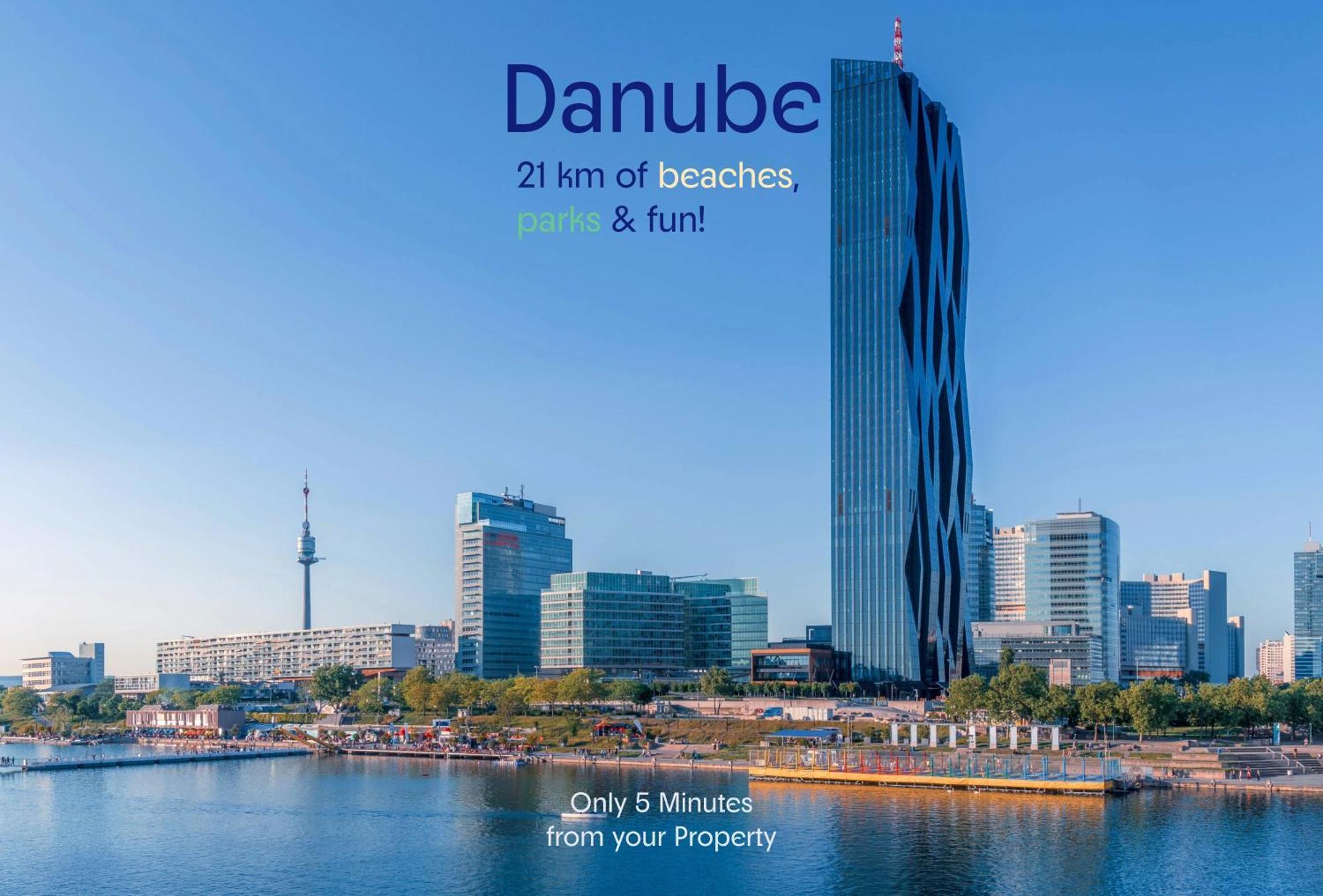 Joyful 2Br Shared Apt Near Millenium Tower & Danube River Vienna Esterno foto